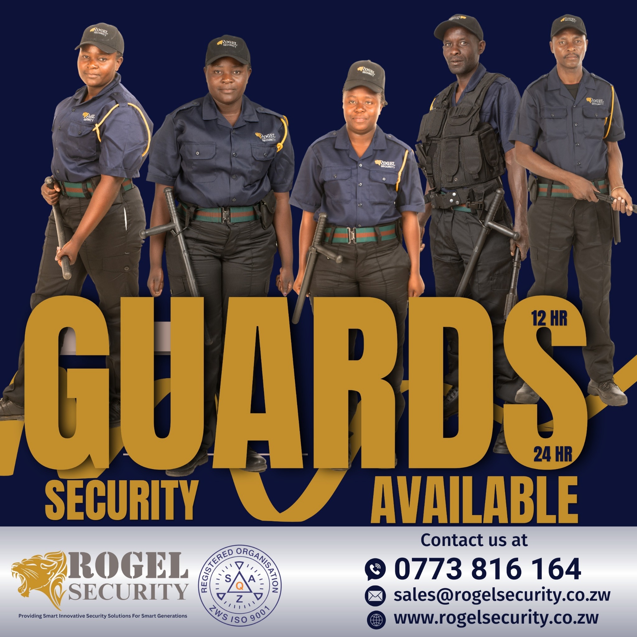 Rogel Security guards available team artwork